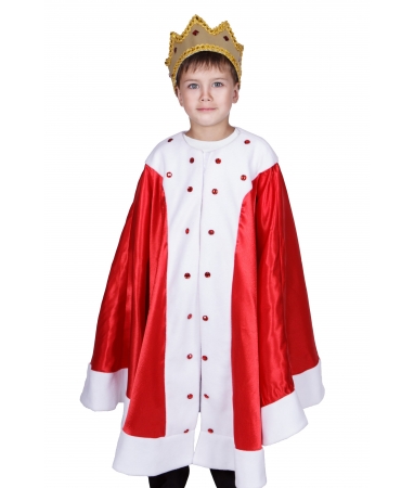 Детский плащ-мантия для костюма короля