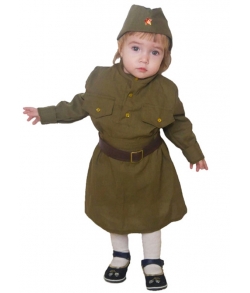 Военная форма солдаточки малышки 2-3 года