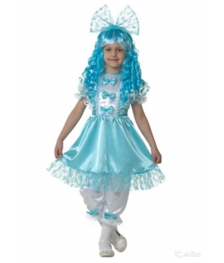 Детский костюм Мальвина (текстиль) 7025