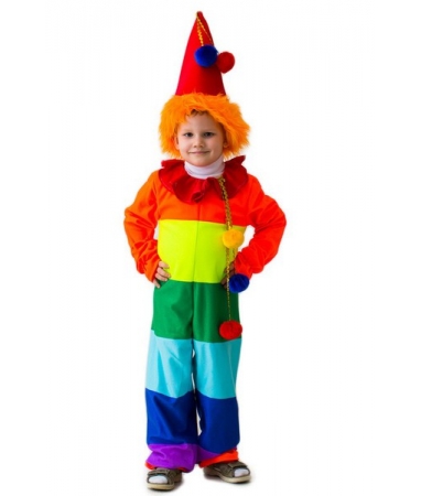 Детский костюм Клоун Радуга