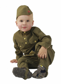 Военная гимнастерка с брюками-галифе на малыша