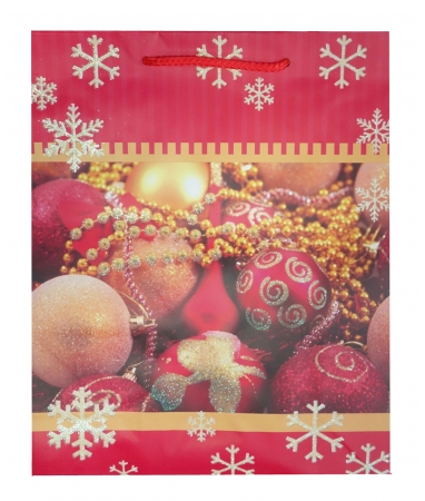 Подарочный пакет "Красные шары"