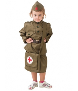 Детский костюм военной медсестры 5-7 лет