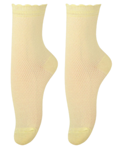 Носки детские желтые однотонные