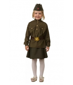 Костюм солдатка военная форма детский
