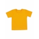 Детская желтая однотонная футболка