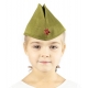 Пилотка детская военная с красной звездочкой