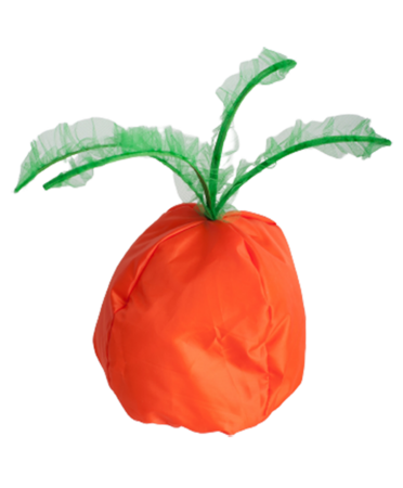 Шапка морковь детская