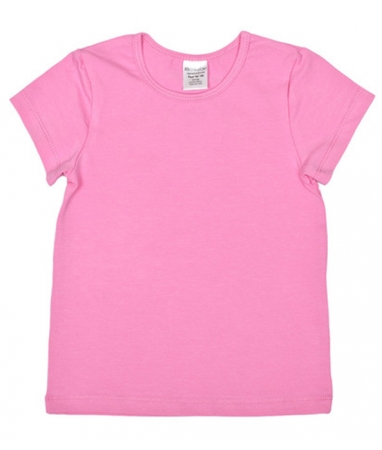 Розовая футболка детская