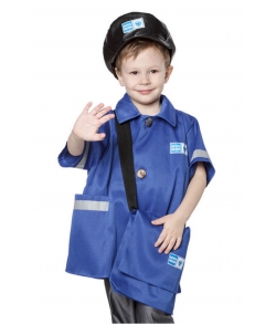 Детский костюм почтальона (цвет синий)