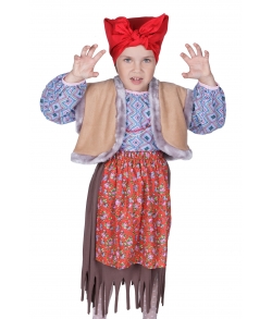 Баба-Яга костюм детский