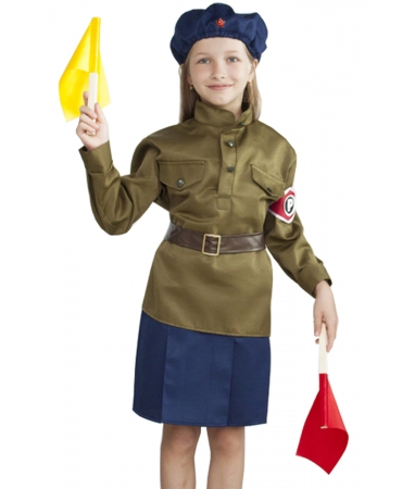 Детский костюм военной регулировщицы 3-5 лет
