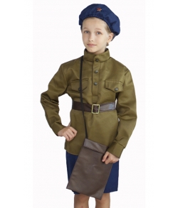 Детский костюм военной летчицы 3-5 лет
