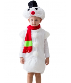 Снеговик костюм детский